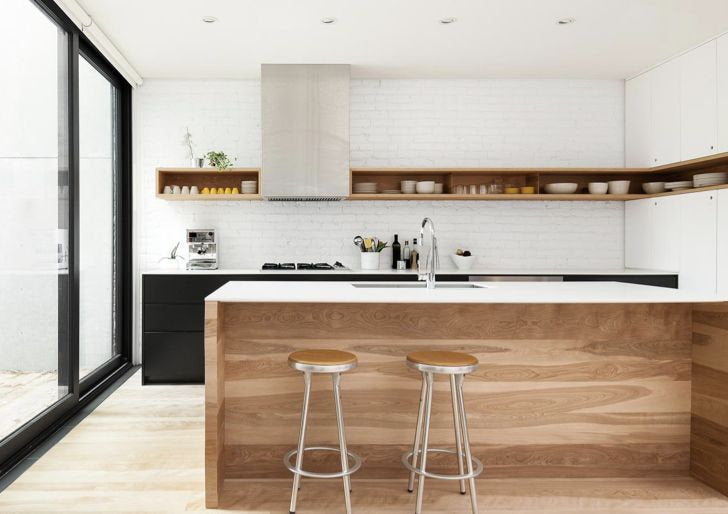 Open shelving kitchen - pros and cons