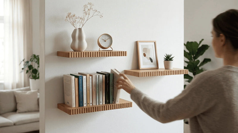 Floating shelves