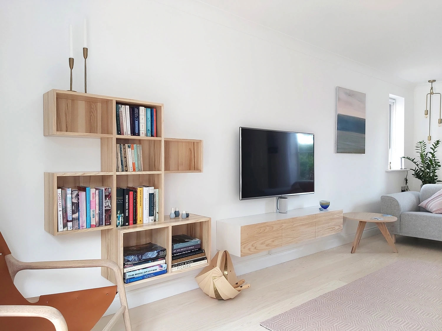 ash furniture in living room