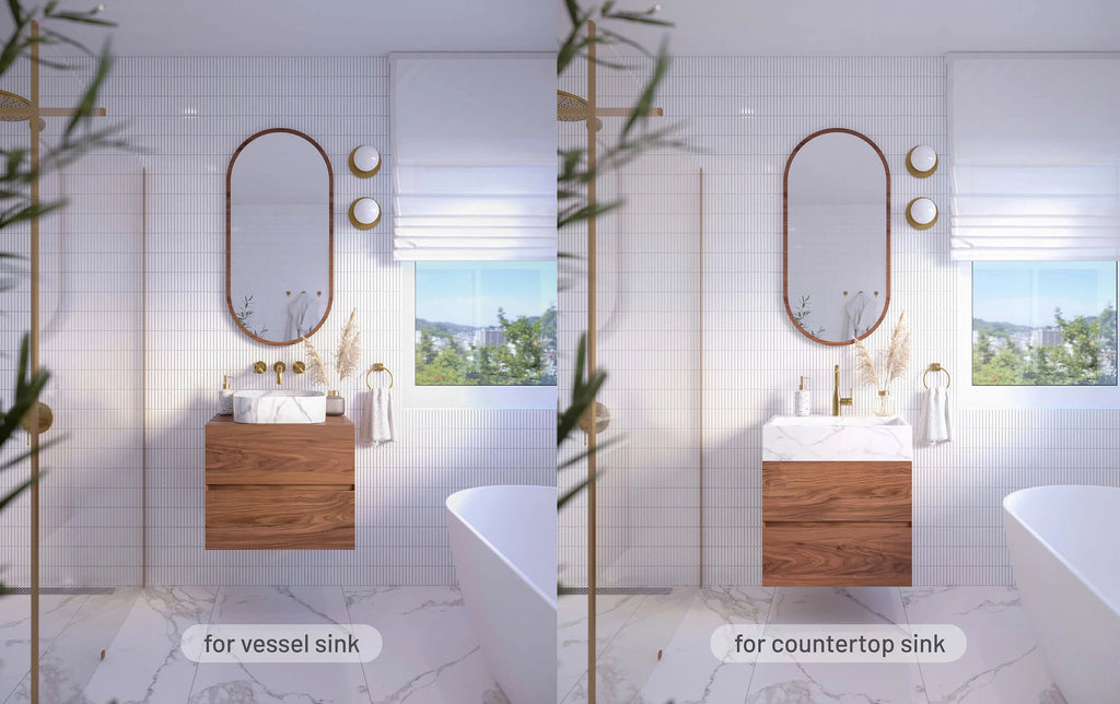 bathroom vanity sink types