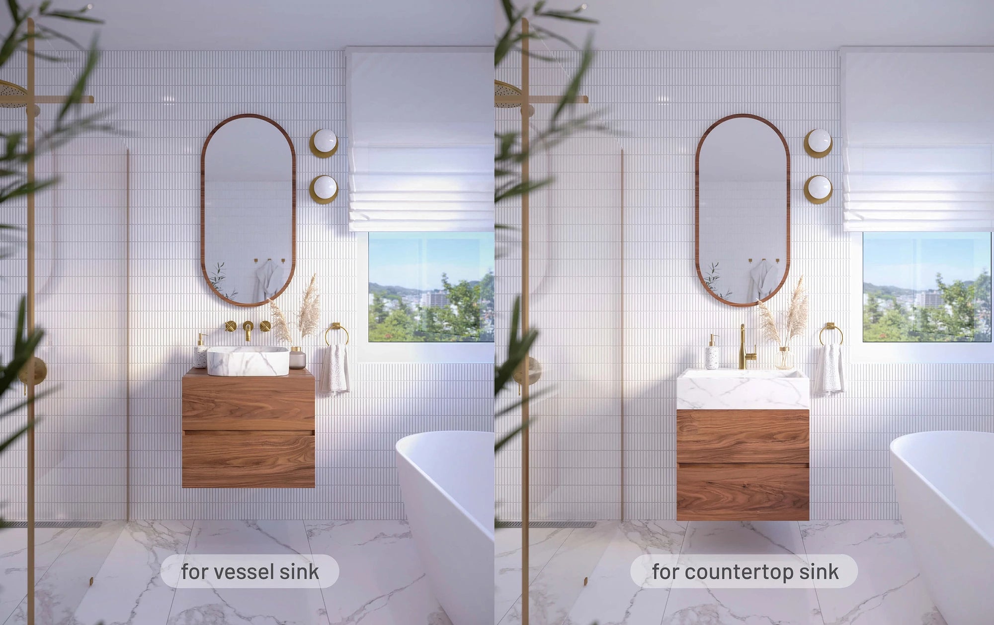 bathroom vanity sink types