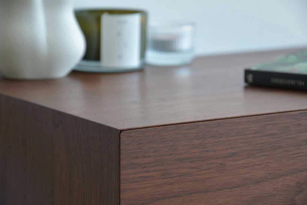 black walnut nightstand