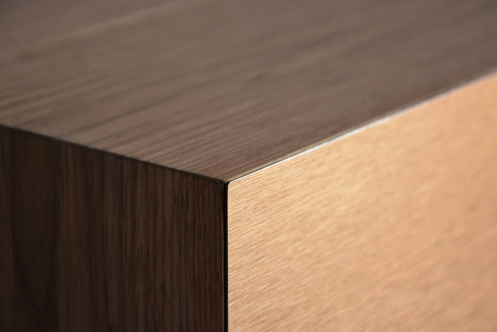 copper nightstand drawer