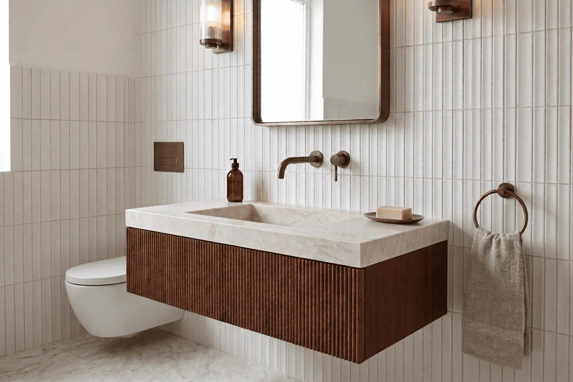 custom size bathroom vanity