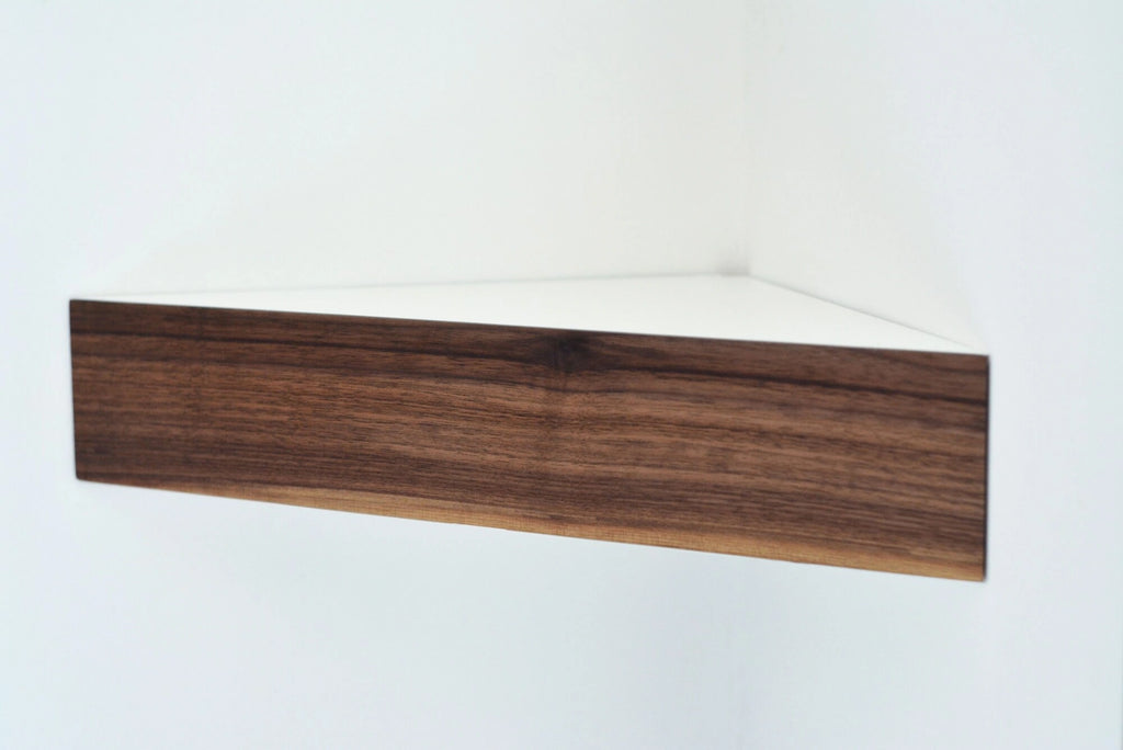 floating corner shelf