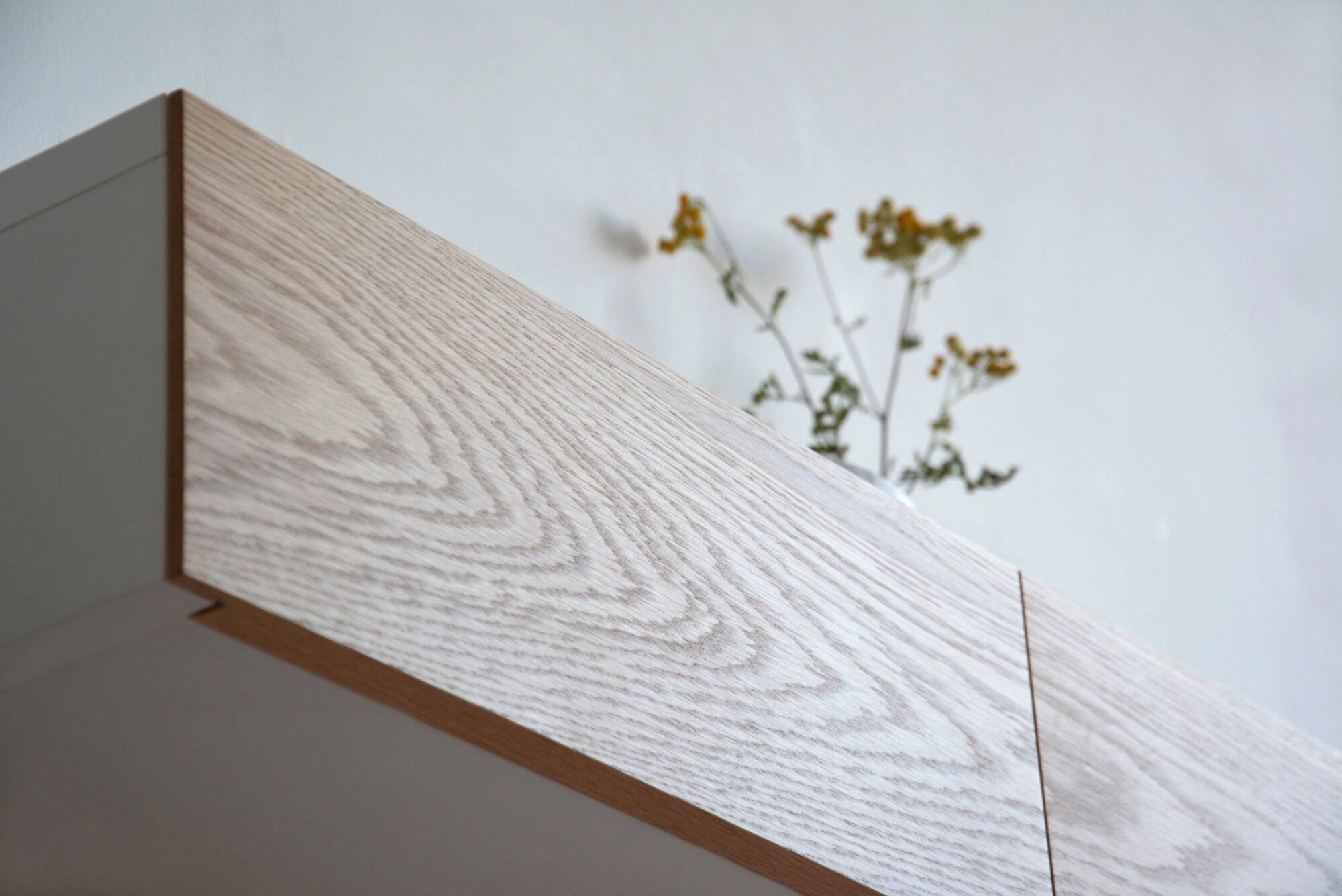 floating entry shelf