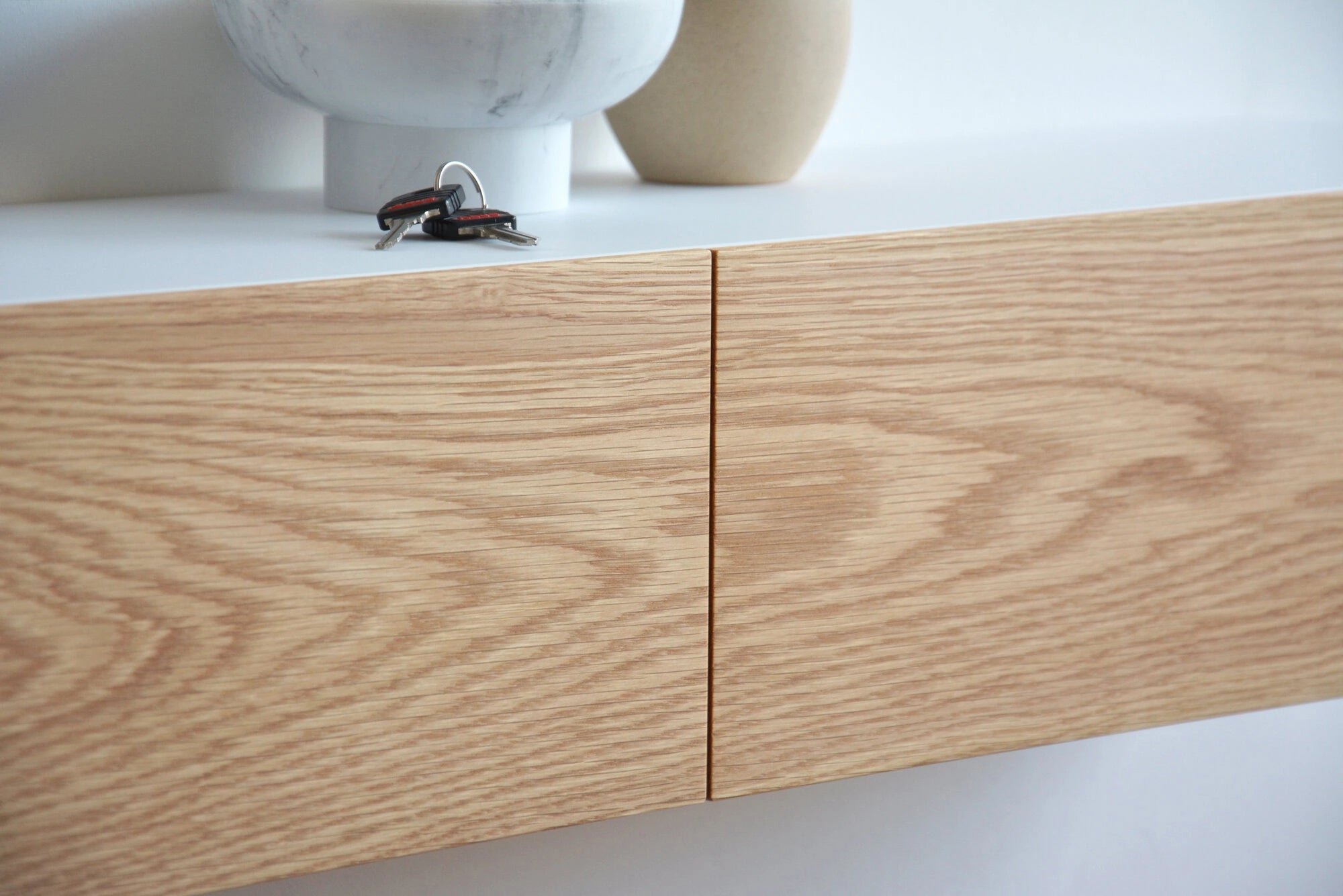 floating entryway storage