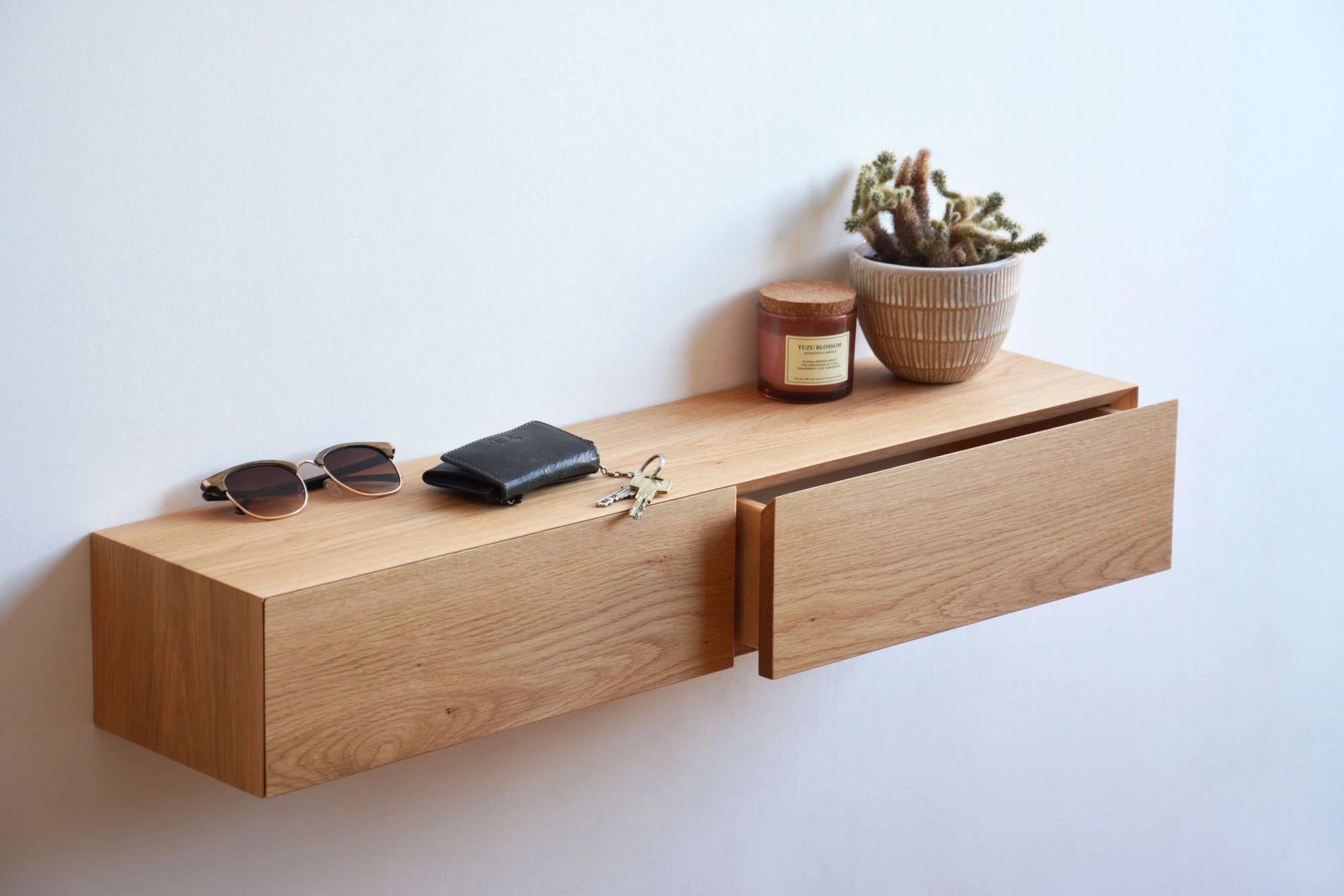floating entryway table
