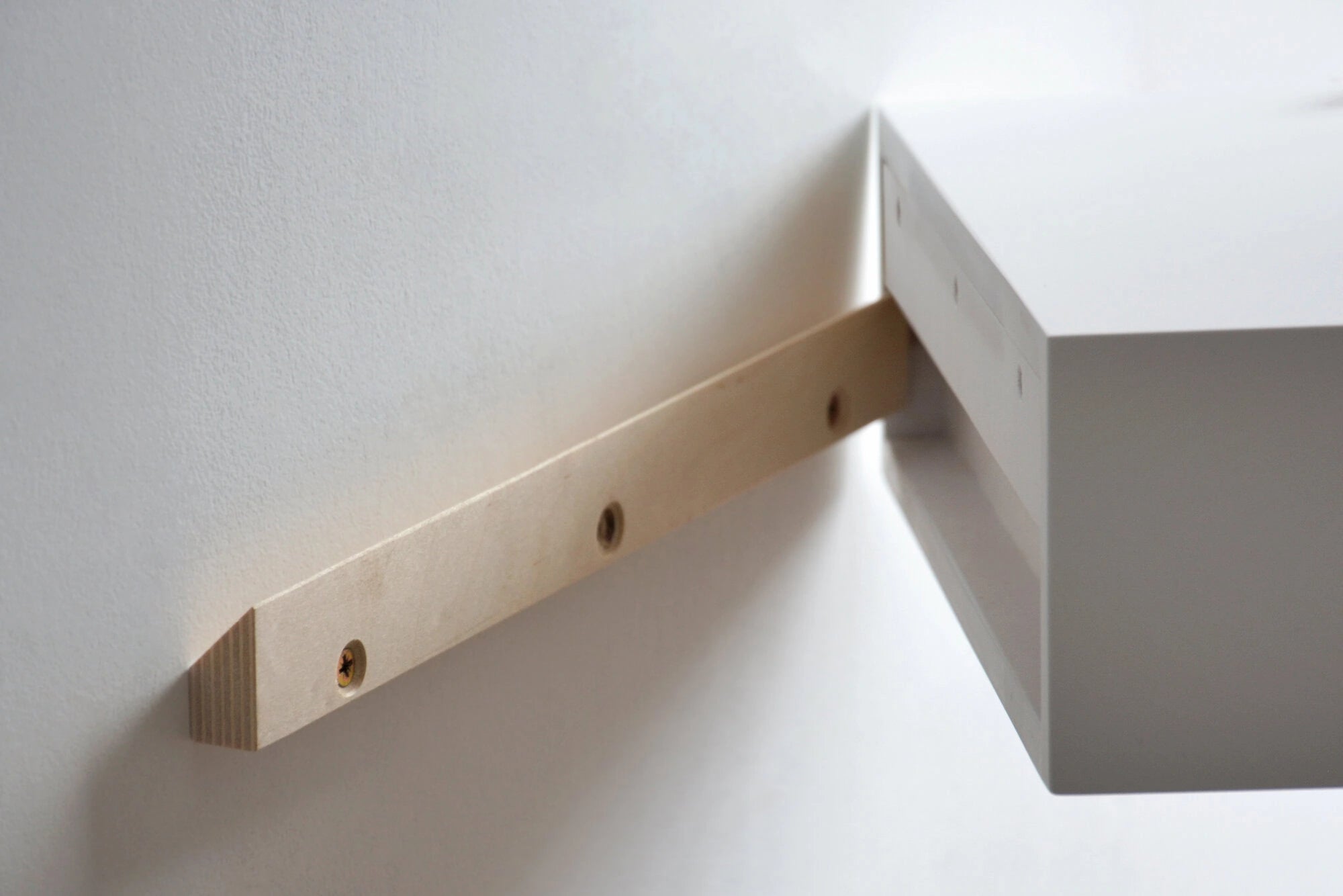 floating nightstand mounting