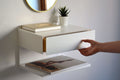 floating nightstand with drawer