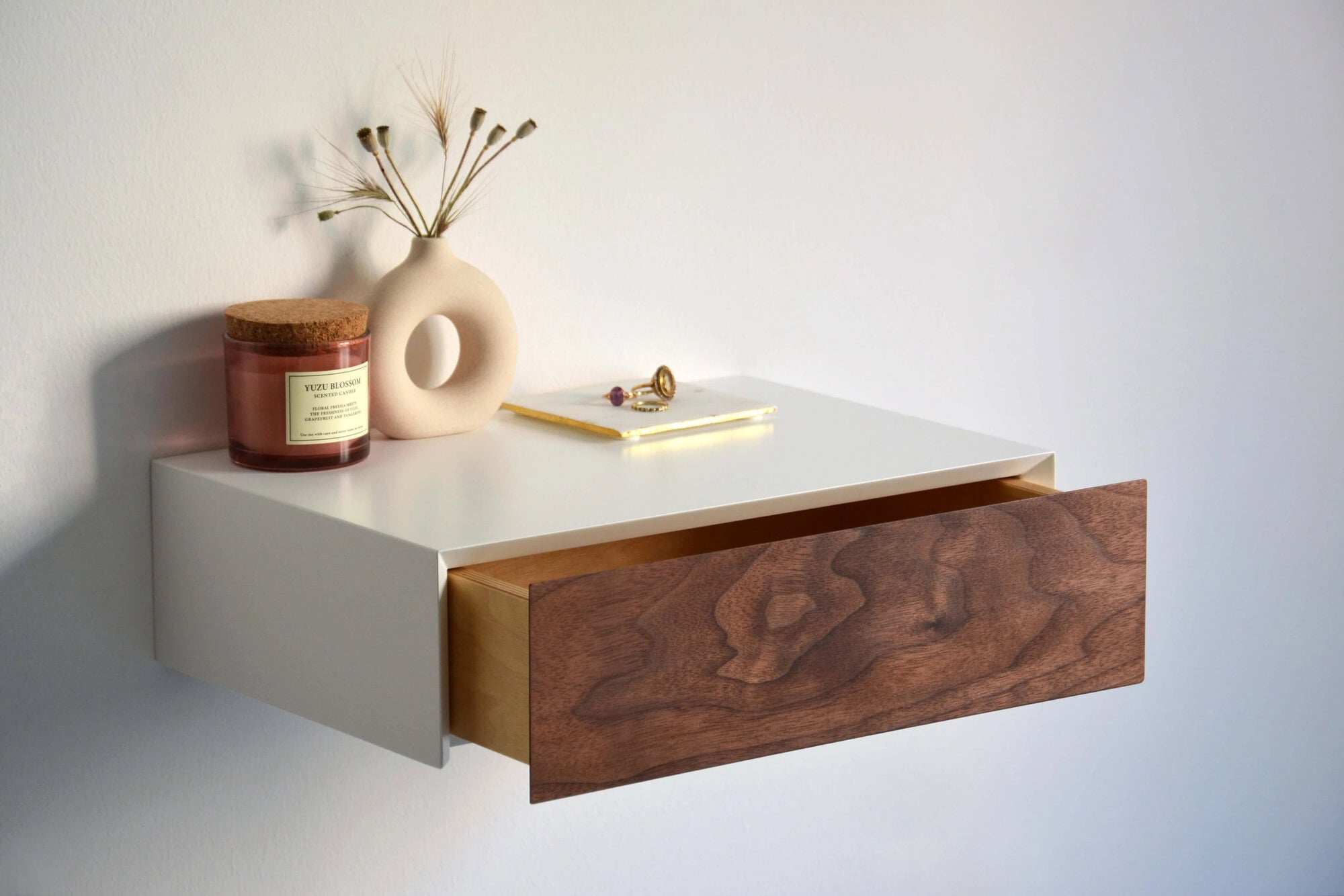 floating nightstand with drawer