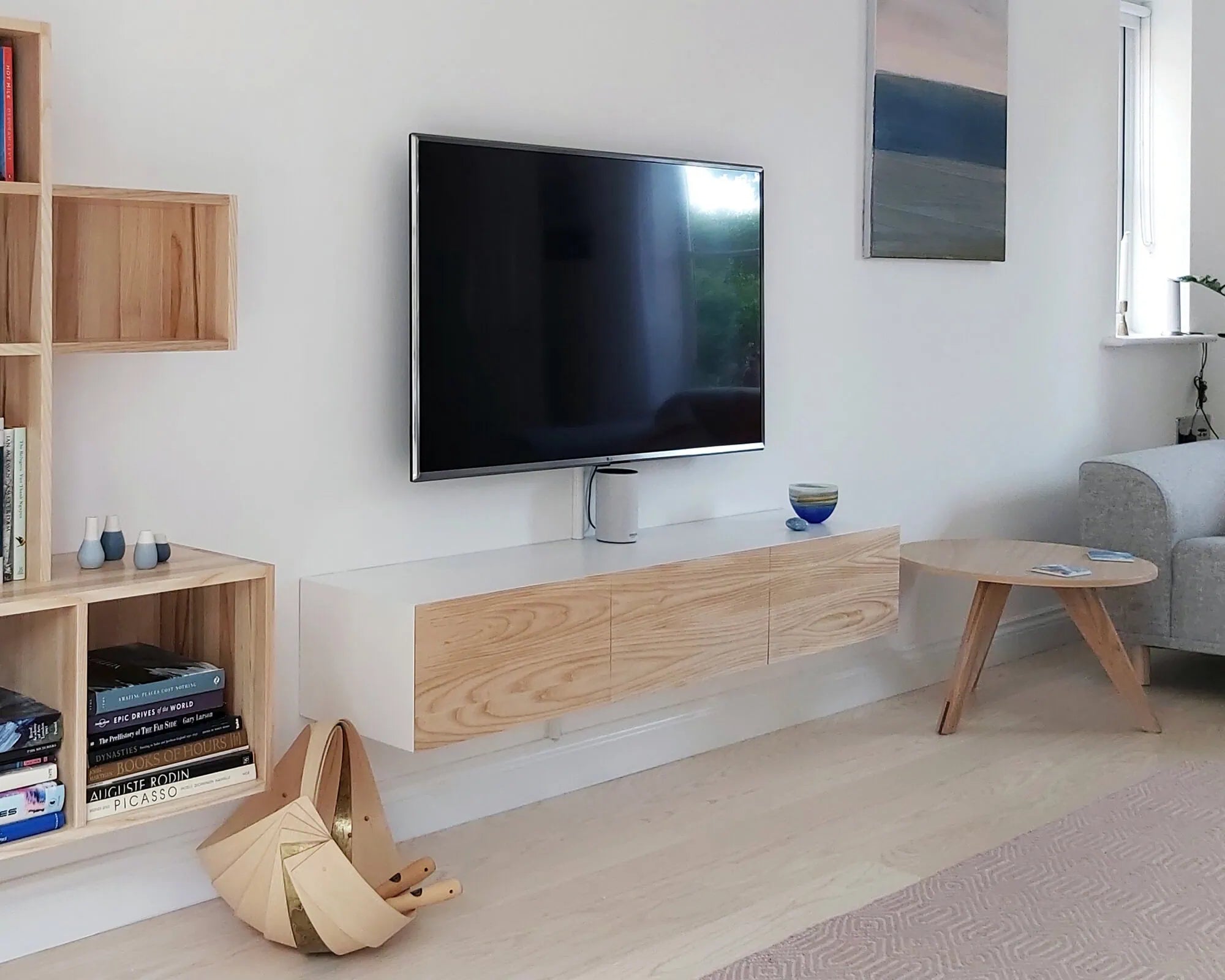 floating TV stand in Dorset UK