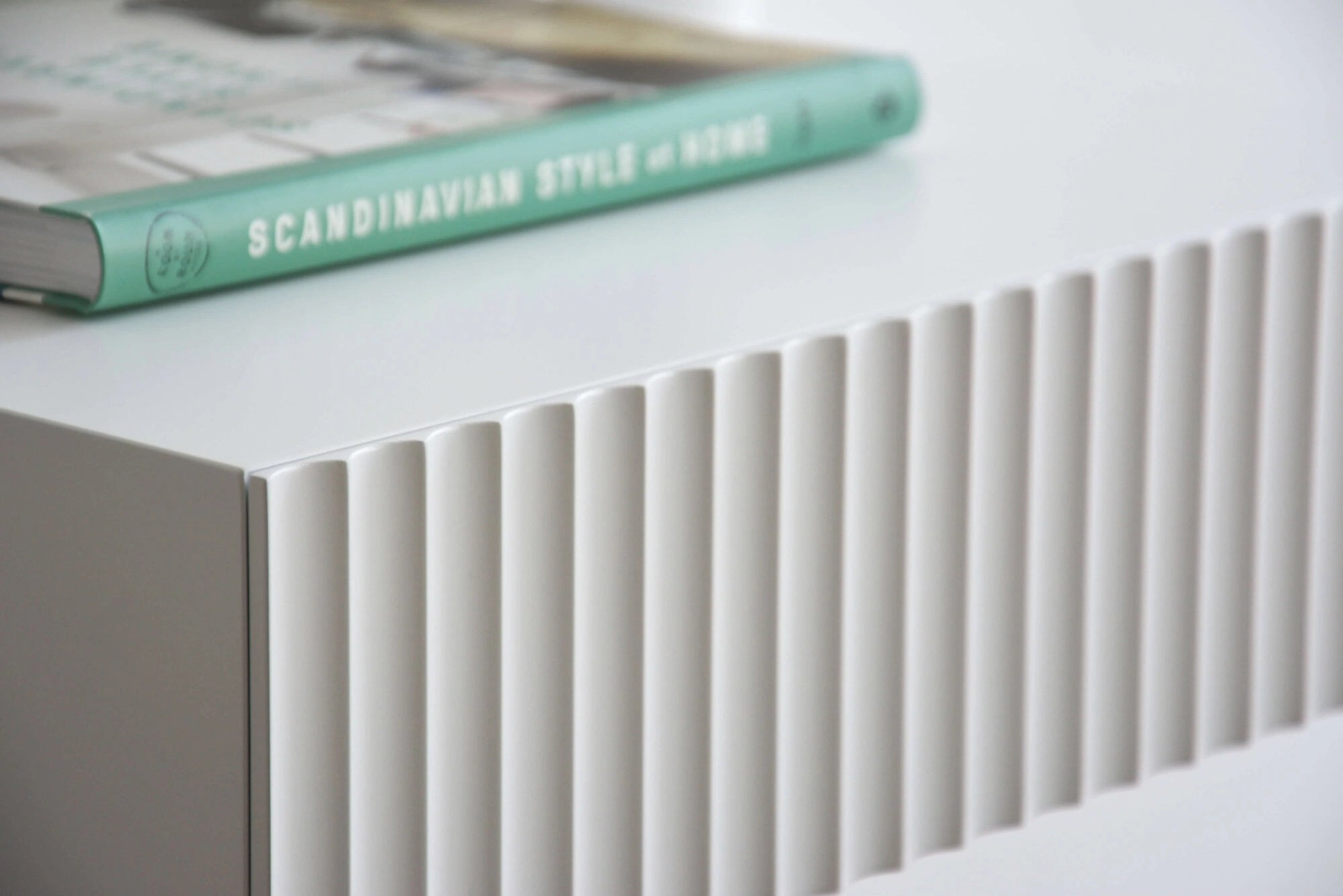 fluted drawer front
