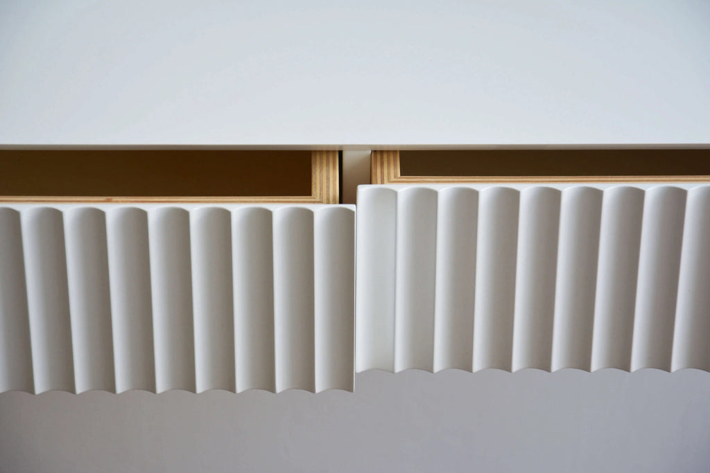 fluted drawers