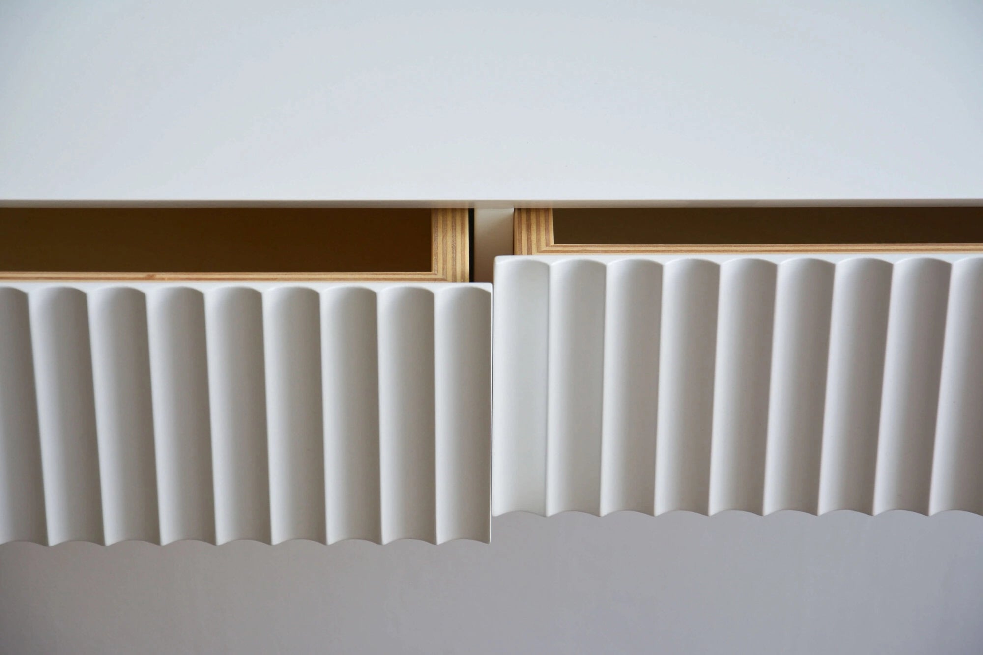 fluted drawers