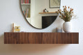 fluted dressing table