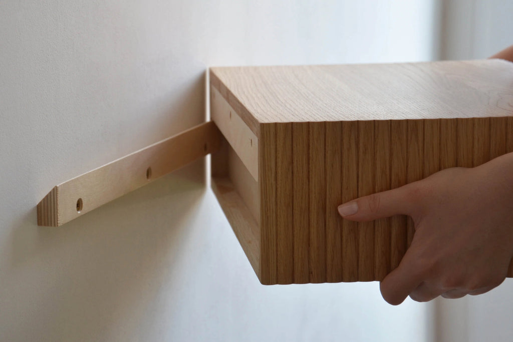 fluted nightstand mounting