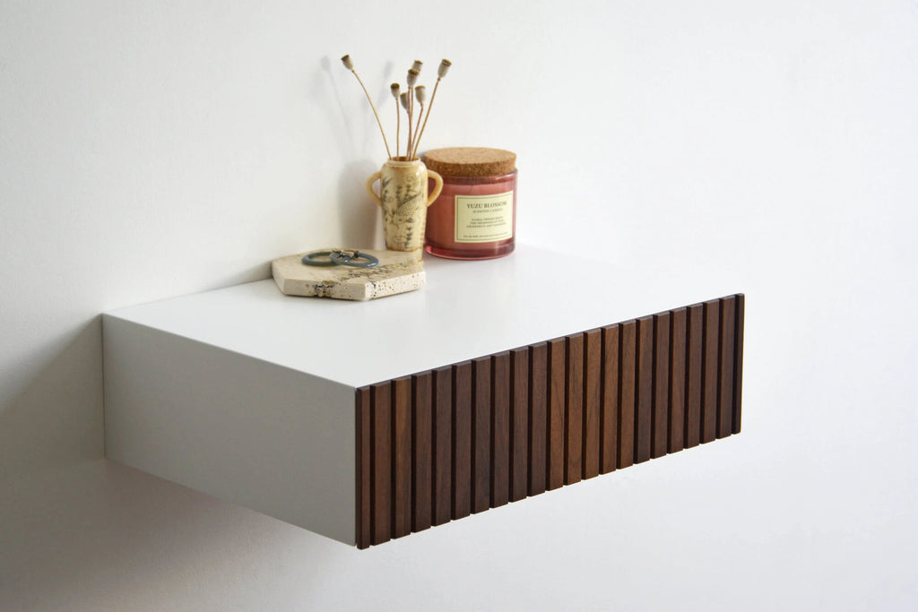 fluted nightstand