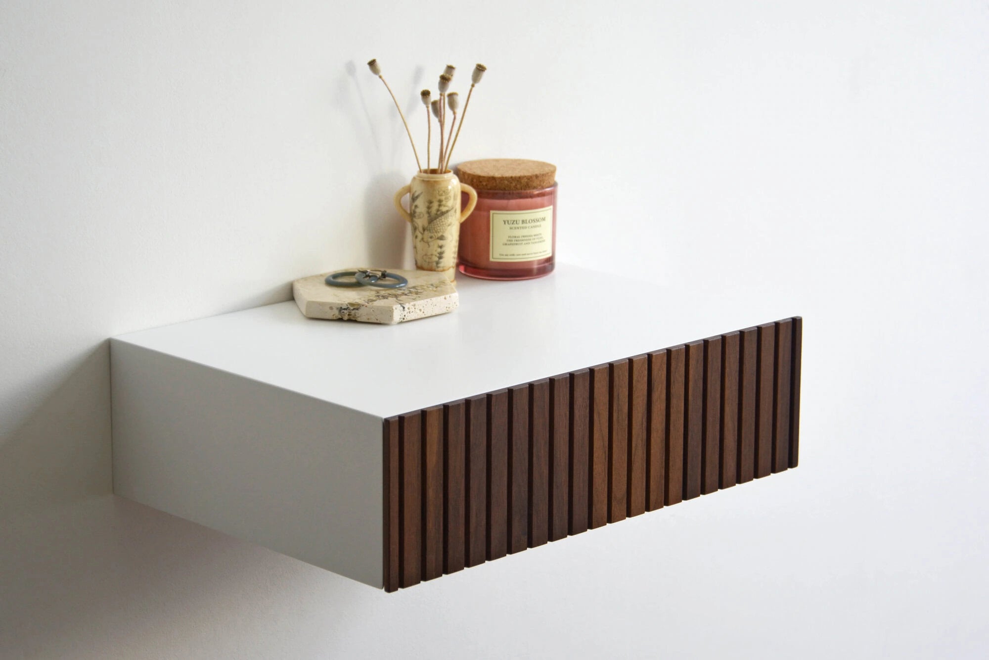 fluted nightstand