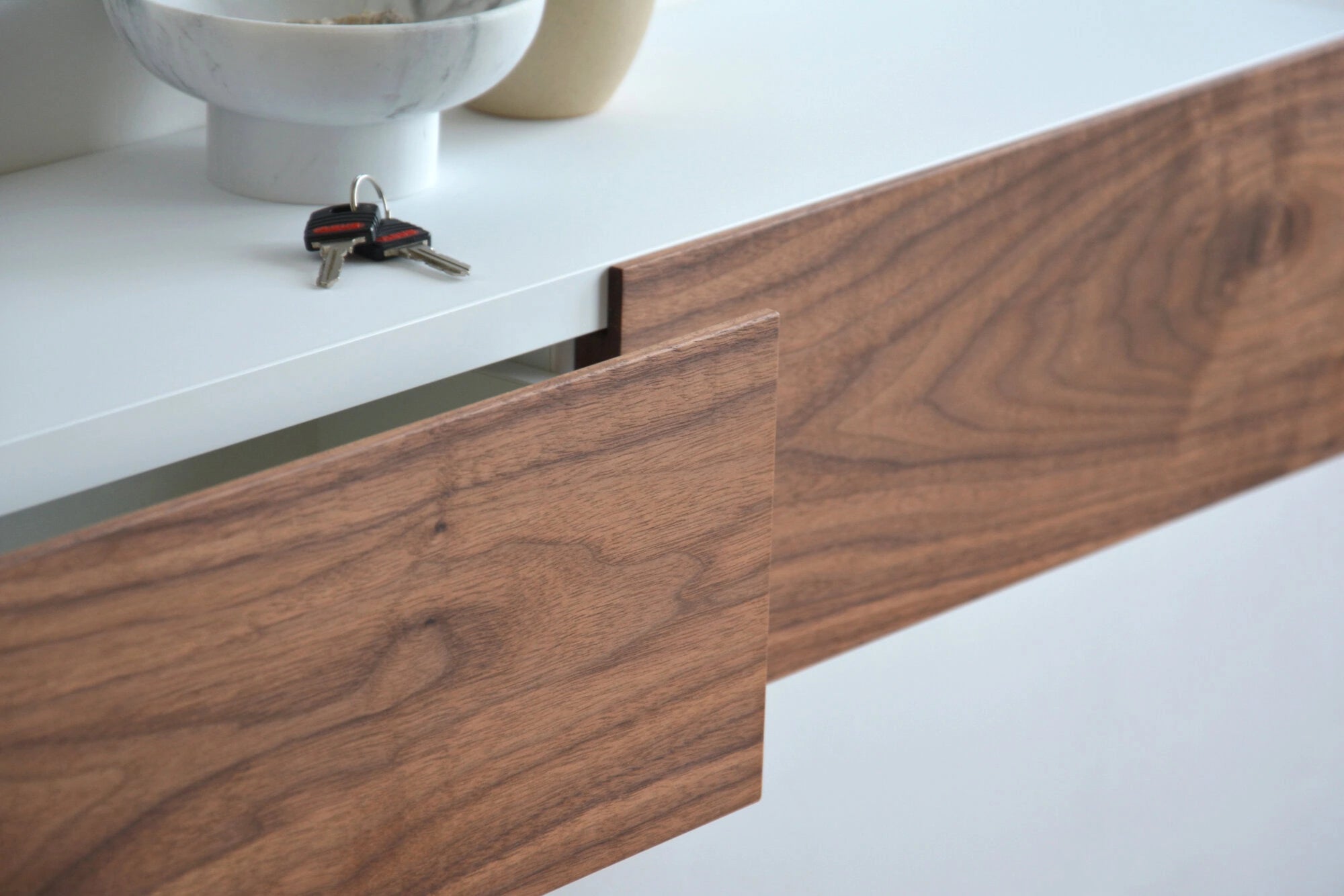 hallway shelf with drawer