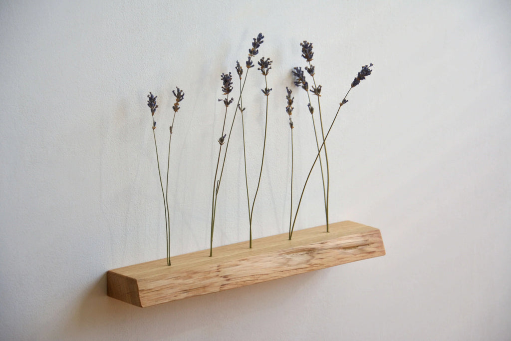 live edge flower holder