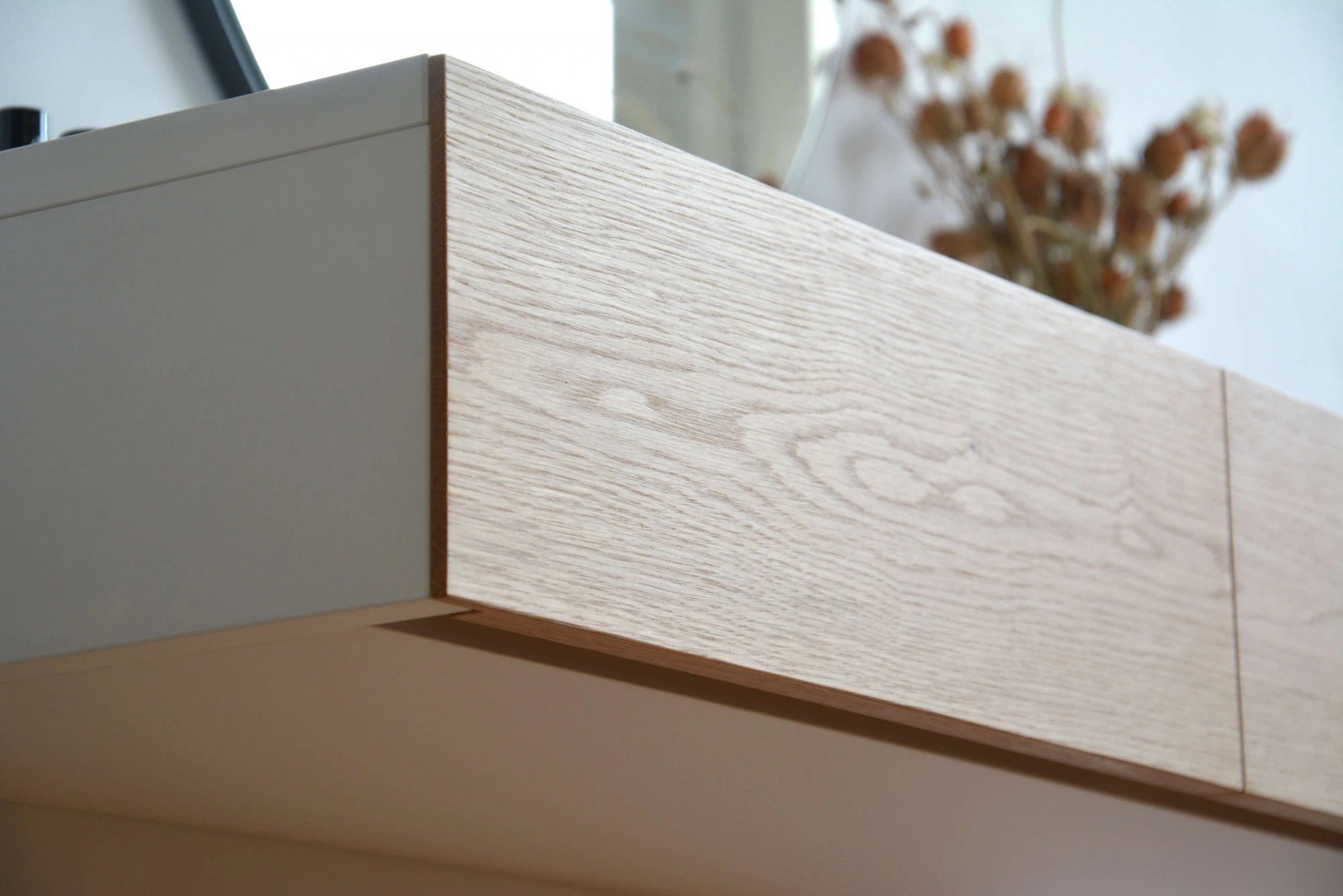 makeup shelf with drawers