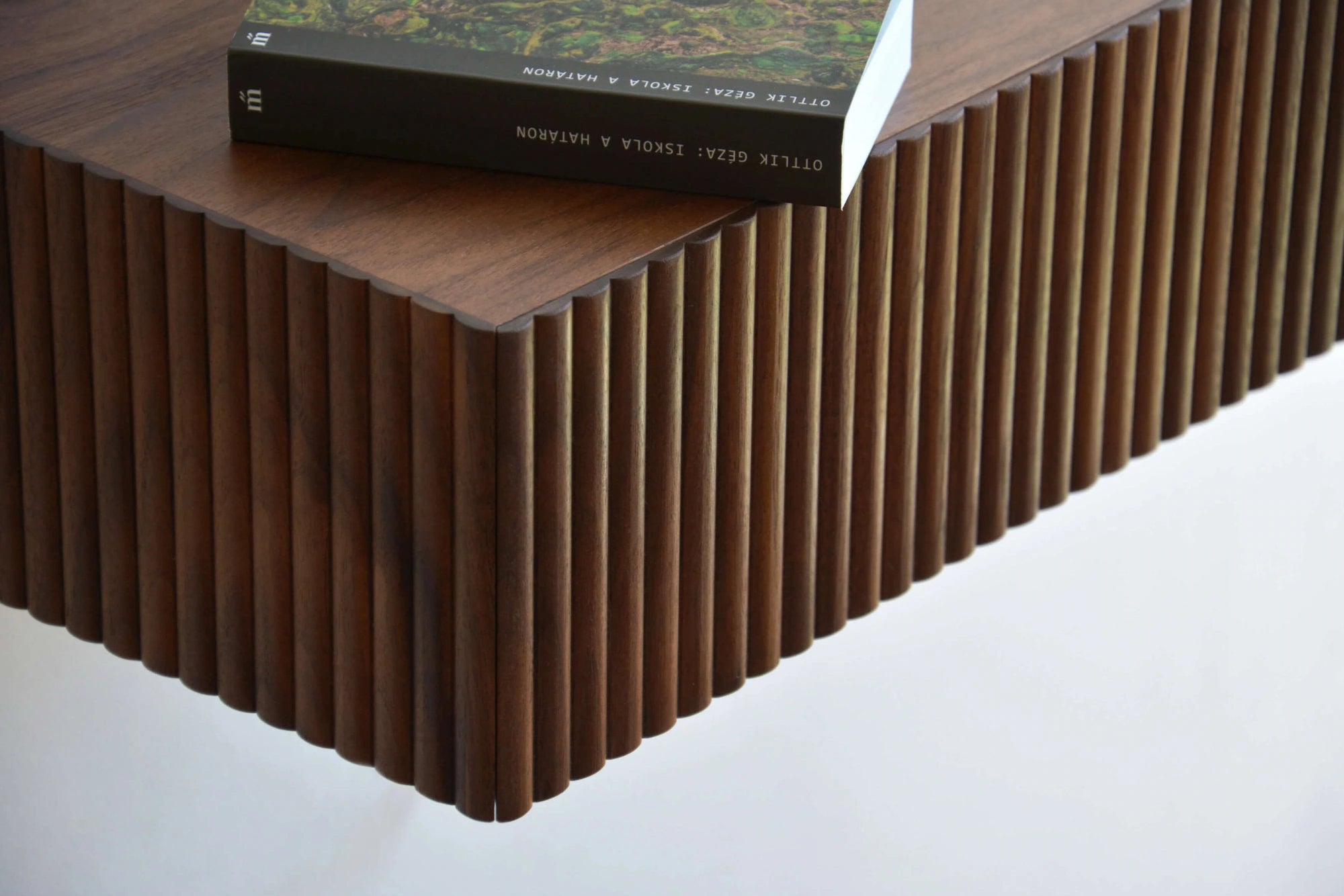 nightstand with fluted front