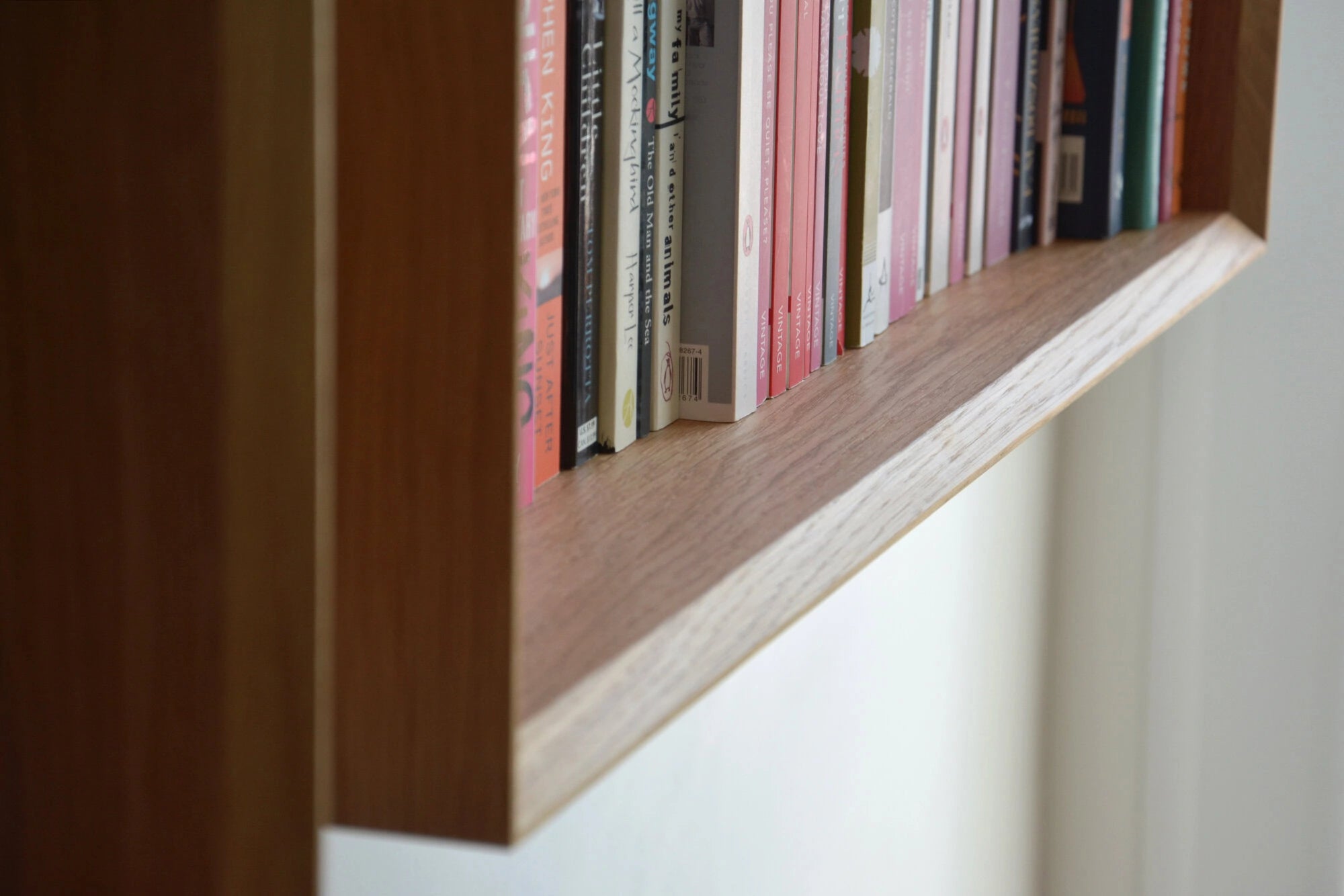 oak bookshelf