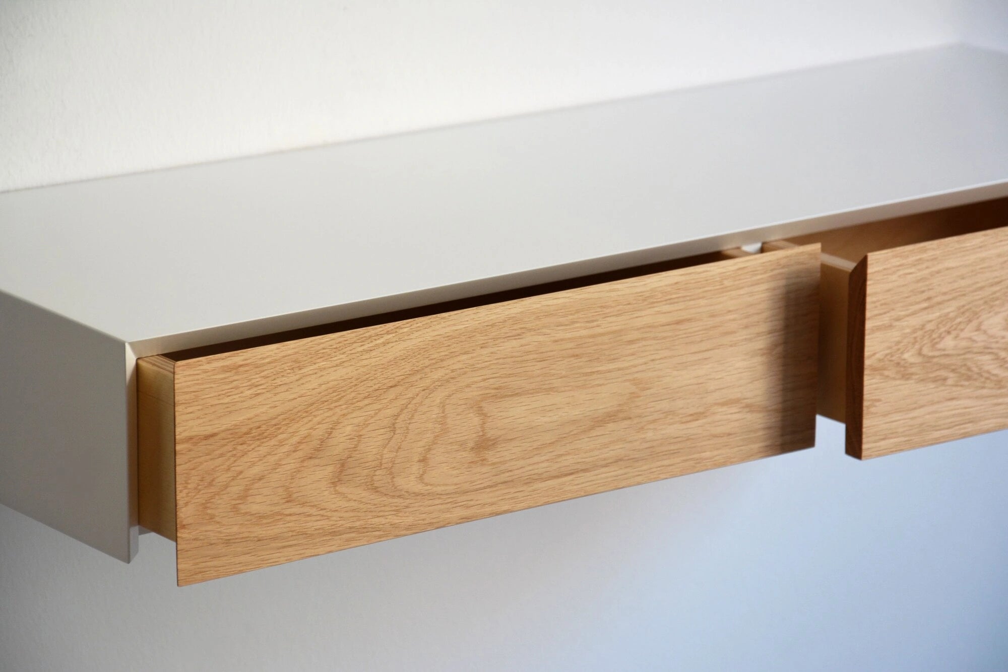 oak dressing table with drawer