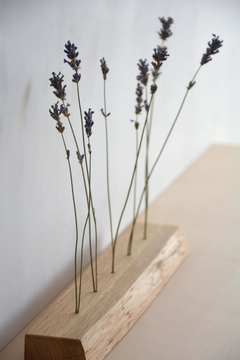 oak dried flower holder