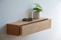 oak entryway storage