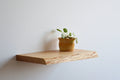 oak live edge shelf