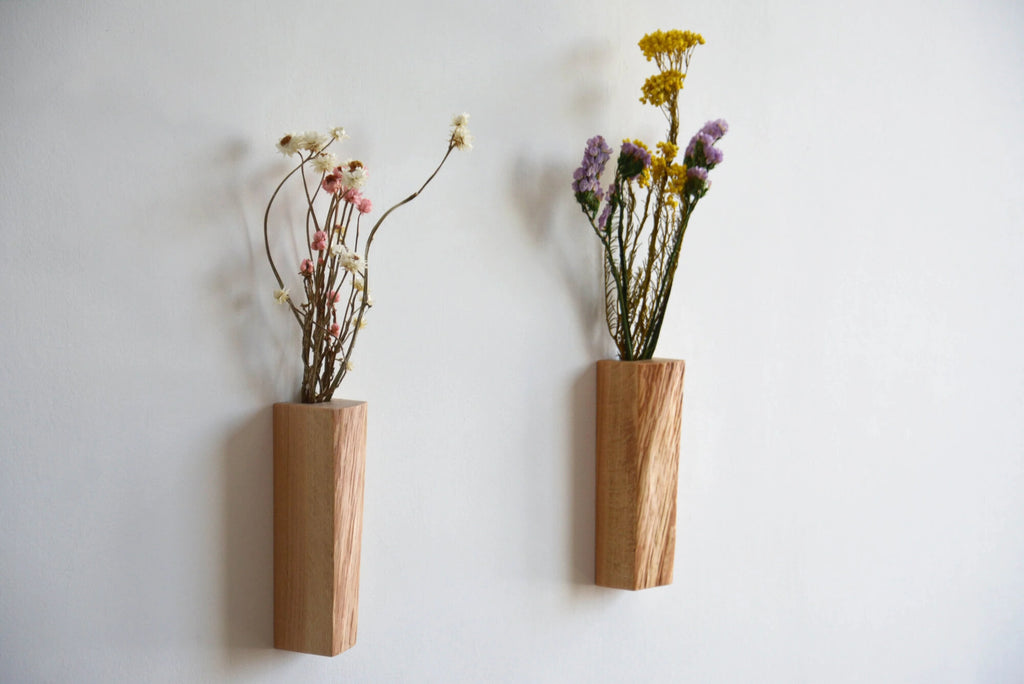 oak pocket vase