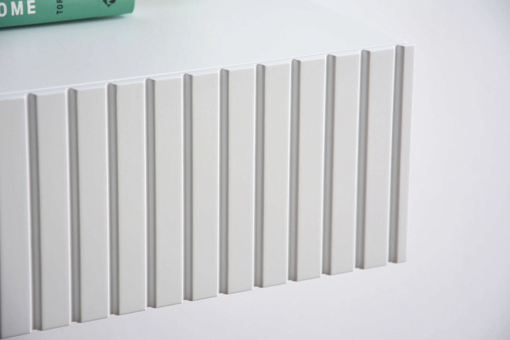 reeded drawer front
