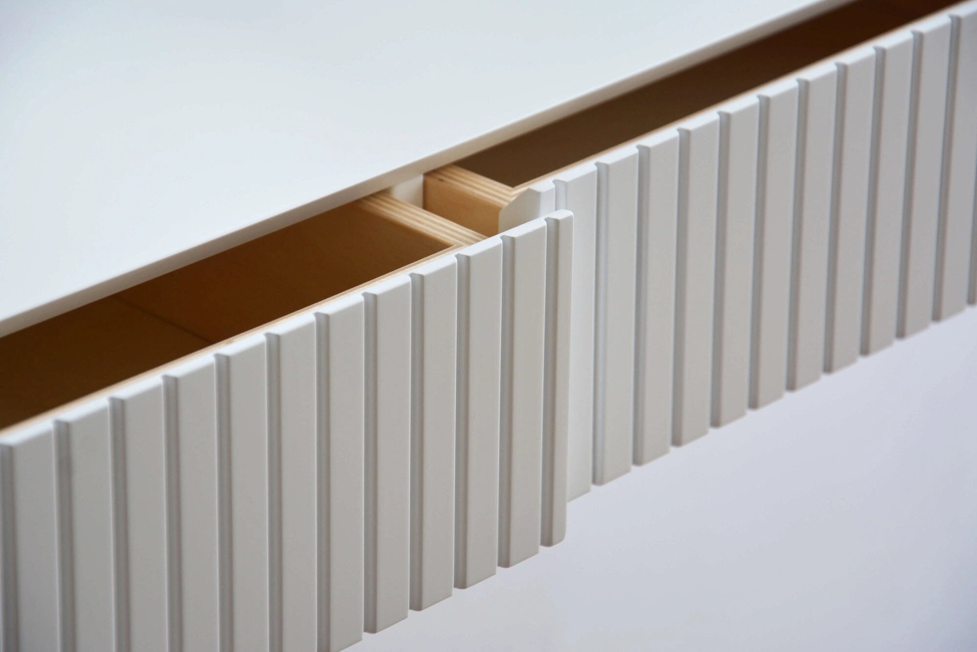 reeded drawers
