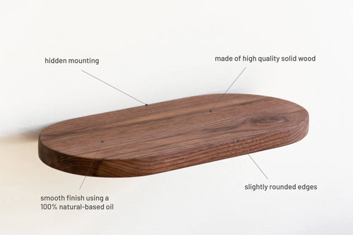 round shelf features