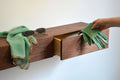 space-saver entryway shelf