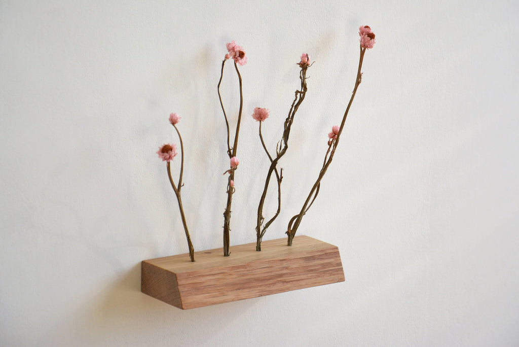 wall-mounted flower vase