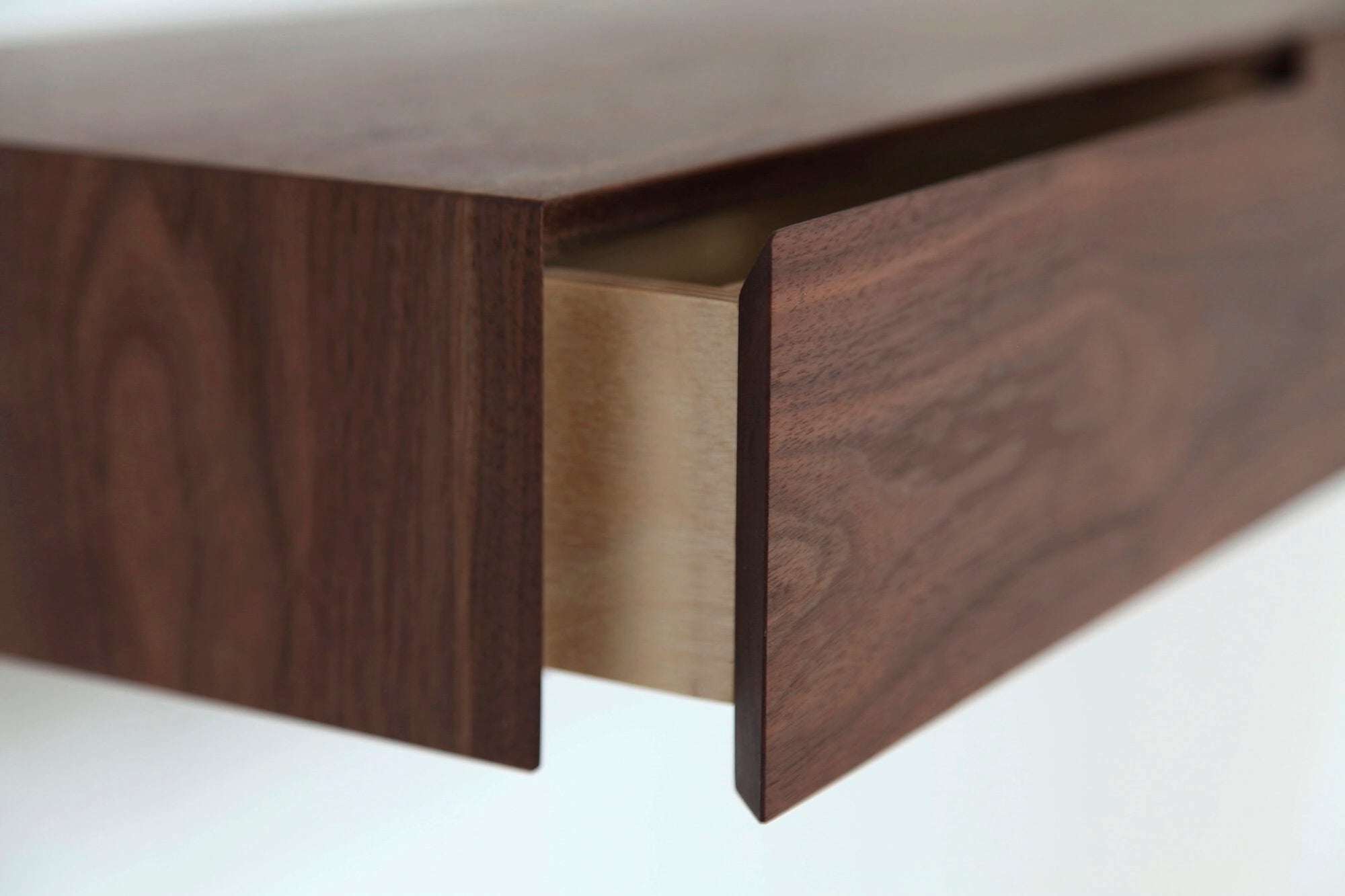 walnut dressing table with drawers