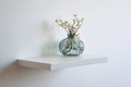 white floating shelf