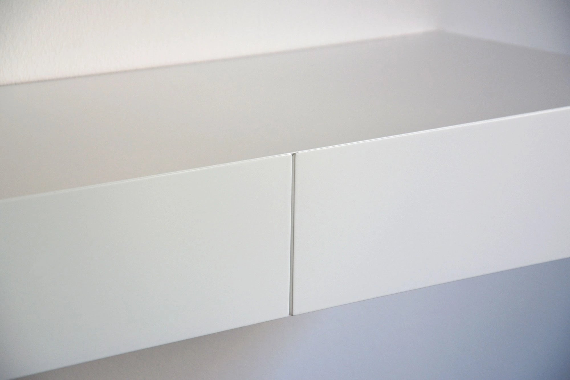 white minimalist dressing table