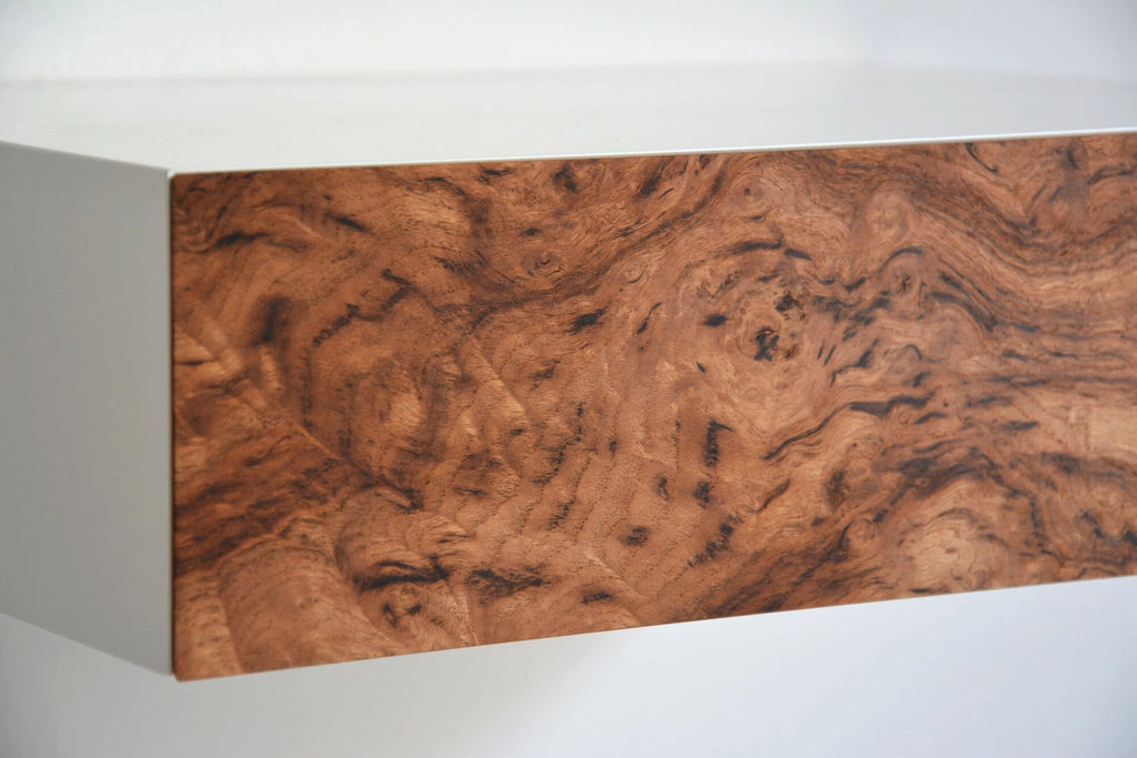 chestnut burl drawer front